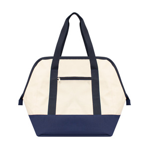Bolsa de almuerzo con mango biodegradable con aislamiento no tejido PLA respetuoso con el medio ambiente portátil OEM, almacenamiento de alimentos tejido duradero para compras - Product Image 4
