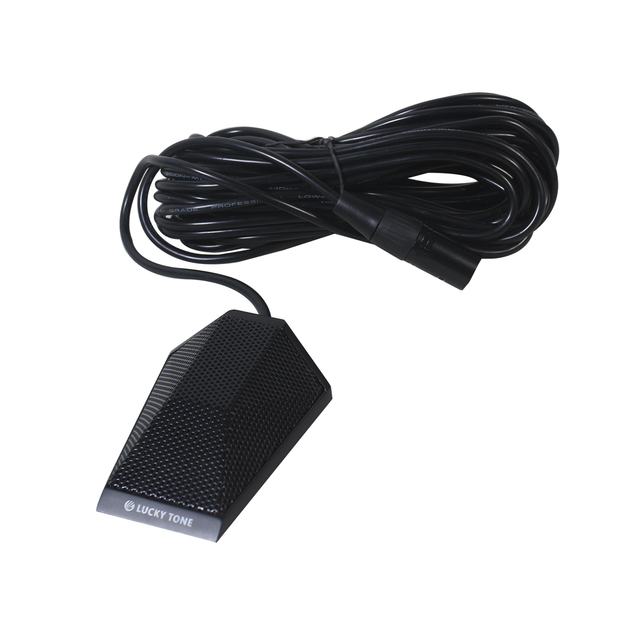 High-fidelity Boundary Microphone with Flat Placement Design and 48v Phantom Power