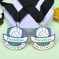 Médaille de compétition sportive personnalisée, arts martiaux, football, volley-ball, événements sportifs, médaille en métal
