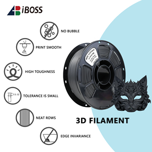 Filament IBOSS Matte <span class=keywords><strong>PLA</strong></span>+ <span class=keywords><strong>Noir</strong></span> 1,75 mm 1 kg Filament d'imprimante 3D <span class=keywords><strong>Mat</strong></span> Haute Fluidité Impression Facile - Product Image 5