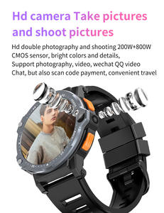 Montre connectée 4G PG999, tactile, WIFI, étanche, carte SIM, <span class=keywords><strong>SMS</strong></span>, lecture de musique, sport, grande autonomie de batterie, Android IOS, bracelet intelligent - Product Image 4