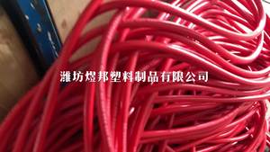 Tuyau d'irrigation flexible en PVC bleu et rouge à trois gaine et deux lignes, haute résistance à la pression - Product Image 4