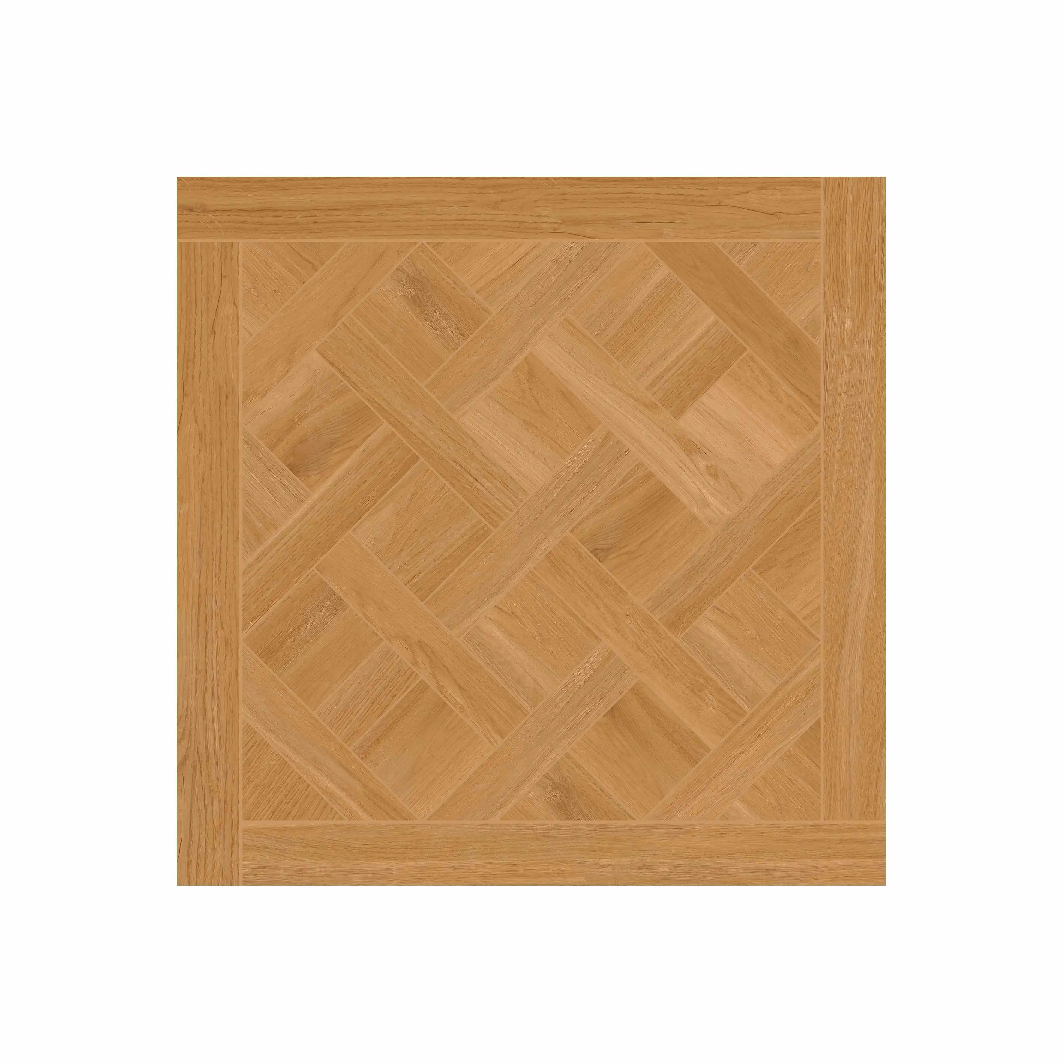 Original 600x600 Carved Glaze Wood Grain Micro-Grind Tiles Modern Style Solid Wood Texture for Interior Apartment Use for Room
