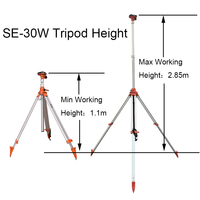 SE-30W robuste 3m élévateur en aluminium construction sondage niveau laser trépied