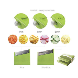 Cortador de Verduras Manual Multiusos, Procesador de Alimentos, Picador, Rebanador, Cortador de Vegetales - Product Image 5