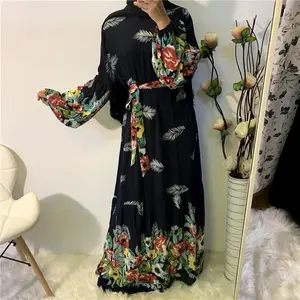 Women Dubai Abaya Laces Dresses 2023 Printed Maxi Abaya Fancy Abaya Pakistani Design