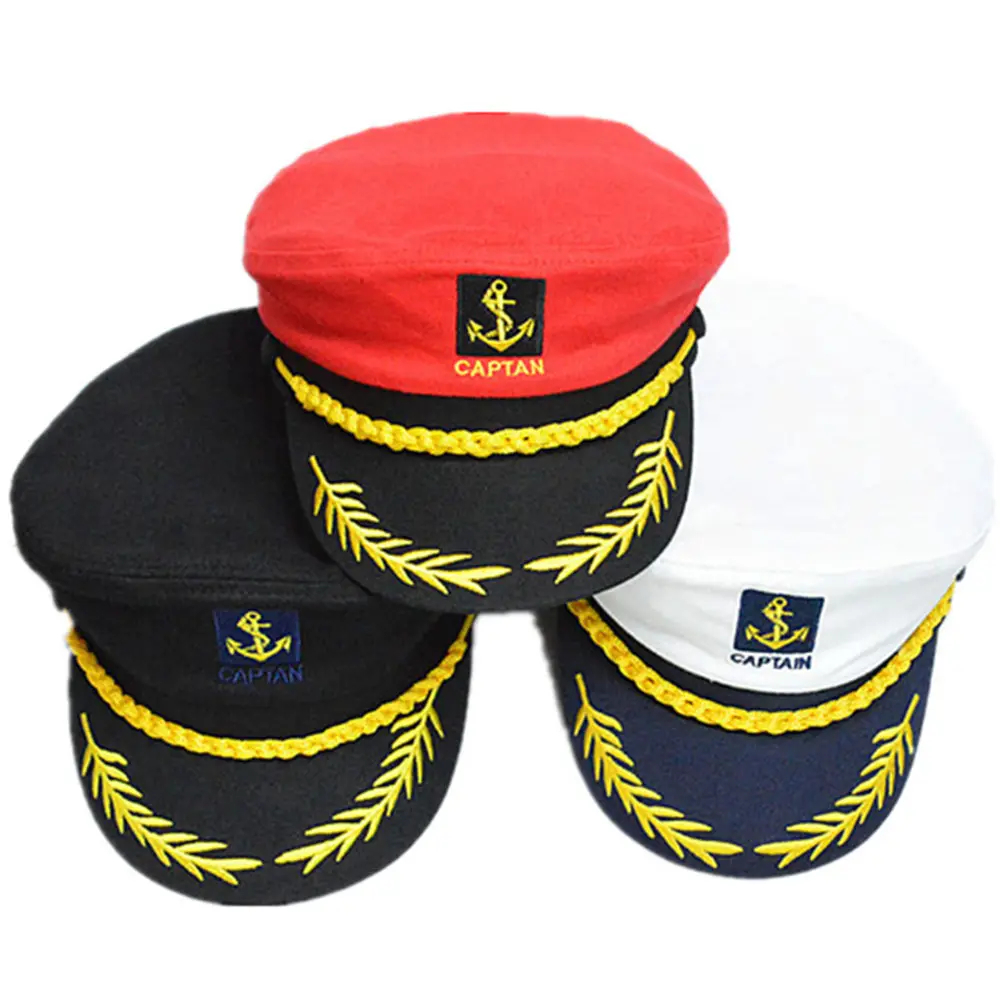 Cappello di Halloween del cappello del cappello del cappello del Costume della nave della barca dell'yacht adulto ricamato
