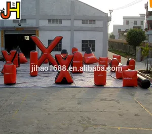 Inflatable paintball bunkers field sets inflatable bunker paintball kit for paintball sport games