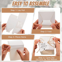 Caja de regalo de vela perfumada de papel Kraft marrón Forma de rectángulo Mango personalizable Carpeta reciclable Embalaje Diseño de estampado en caliente