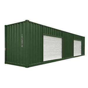 Contenedor de Envío de 20 pies/40 pies con 2, 3, 4, 5 o 6 Puertas Laterales Abatibles, Estructura de Acero Resistente, Almacenamiento Prefabricado, Garaje Portátil para Alquiler - Product Image 2