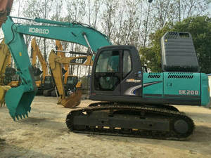 Vente chaude Kobelco SK200D Grandes pelles hydrauliques sur chenilles d'occasion de 20 tonnes 200-8 200-6 modèles Godet à noyau de moteur - Product Image 3