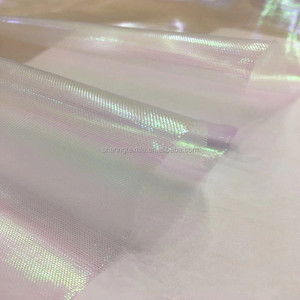 Telas de Stocklot, Poliéster, Nailon, Brillante, Colorido, Arcoíris, Iridiscente, Cristal, Organza, para Vestidos de Novia y Disfraces - Product Image 5