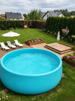 Piscine hors sol gonflable de haute qualité, grande piscine à structure Drop Stitch pour jardin extérieur