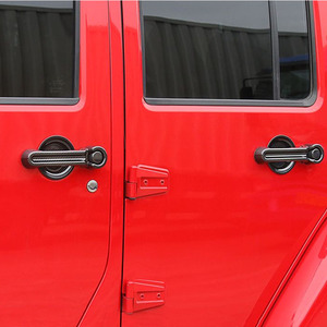 Protection de la coque de la poignée de porte de voiture pour Jeep Wrangler JK 2007 2008 2009 2010 2011 2012 2013 2014 <span class=keywords><strong>2015</strong></span> 2016 2017 3ème génération - Product Image 4