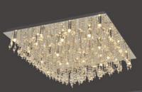 Lustre en verre moderne de luxe à un niveau rond pour entrée, hall, salon, salle à manger, pour une maison à plafond bas
