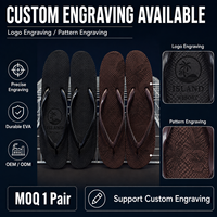 Tongs personnalisées avec logo OEM ODM Marque privée Hommes Femmes Sandales de plage en EVA pour l'été Vente en gros Usine MOQ 1 paire Échantillonnage rapide