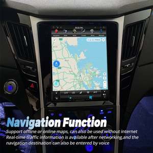 Écran Tesla 10,4 pouces Android 13 Lecteur vidéo autoradio Radio stéréo GPS Carplay Multimédia pour Hyundai Sonata 8 YF 2011-2015 - Product Image 6