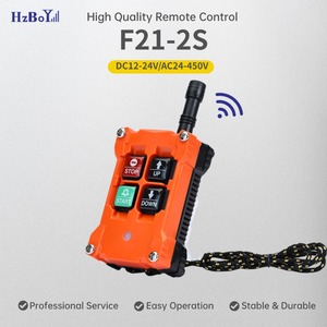 IP67 HZBOY F21-2S водонепроницаемый пылезащитный маслостойкий 2-кнопочный односкоростной беспроводной радиокран пульт дистанционного управления - Product Image 6