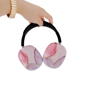 Nouvelle coque de protection en silicone souple TPU à motif marbré pour Airpods Max, accessoires pour écouteurs sans fil, coque transparente - Product Image 6