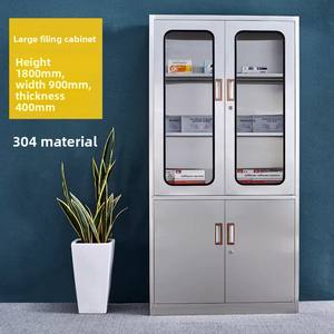 Tavolo per Diagnosi e Trattamento Estetico Dentale con Armadietto per Dispensazione di Medicinali, Mobile Basso, Realizzato in Acciaio Inossidabile. - Product Image 3