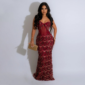 open lace back dress Formal Feathers Evening Dresses With Beading Vestidos Arabic Dubai Bal   Sign Servant
