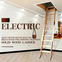 Échelle de grenier électrique pliable personnalisable, vente directe d'usine, compatible 110V 220V