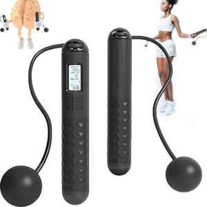 <span class=keywords><strong>Corde</strong></span> à <span class=keywords><strong>sauter</strong></span> de sport et de fitness intelligente avec détection du rythme cardiaque, en PVC et acier durables, 2,8 m - Product Image 4