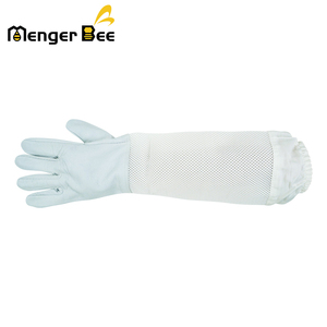 USDA-Compliant Goatskin Beekeeper <b>Gloves</b> New Condition <b>Long</b> <b>Gloves</b> Gear for Bee Farm Animal Husbandry Equipment - Product Image 4