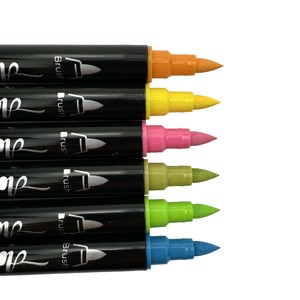 Marcadores de pintura acrílica de doble cabeza para bolsa de personalización de cuero diseño de zapatos artísticos - Product Image 2