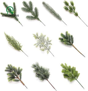 Ramas <span class=keywords><strong>de</strong></span> <span class=keywords><strong>pino</strong></span> artificiales <span class=keywords><strong>de</strong></span> Navidad, tallo verde, agujas <span class=keywords><strong>de</strong></span> <span class=keywords><strong>pino</strong></span>, púas, ramas, vacaciones, guirnalda <span class=keywords><strong>de</strong></span> invierno, arbustos <span class=keywords><strong>de</strong></span> flores verdes - Product Image 2