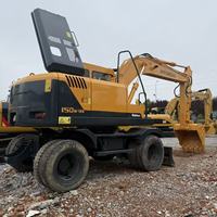 Excavadora de Ruedas Original Hyundai 150 60 140 210 con Transferencia Conveniente y que Ahorra Esfuerzo, Adecuada para Diversas Condiciones de Trabajo