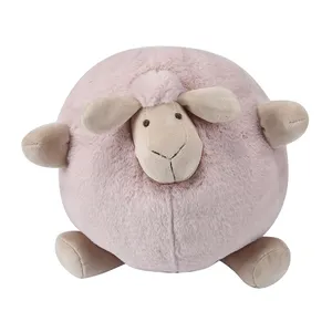 Cordeiro de pelúcia bonito personalizado, pronto para enviar 40cm, recém nascido, animal de pelúcia, há muitas cores, macio, a granel, boneca ovelha, brinquedo de pelúcia