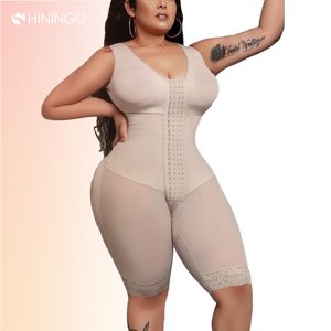 Precio de fábrica Cintura alta <span class=keywords><strong>Tummy</strong></span> Tuck Body Mujer Adelgazante Body Shaper Corsé Tops Spandex Ligero Personalizable Privado - Product Image 2