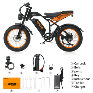 Nouvelle Moto Électrique Tout-Terrain Vipcoo Vm6 à Pneus Larges pour Adultes et Hommes - Product Image 2