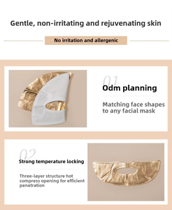 Masque facial hydratant et liftant anti-rides à base de feuille d'or supraconductrice et de molécules d'hydrogène, à base de plantes, pour peaux sèches - Product Image 4