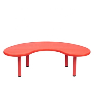 Mesa Infantil de <span class=keywords><strong>Media</strong></span> <span class=keywords><strong>Luna</strong></span>, Muebles Infantiles, Escritorio Infantil para Interiores, para Guardería, Jardín de Infancia, Hogar, Jardín, Guardería - Product Image 1