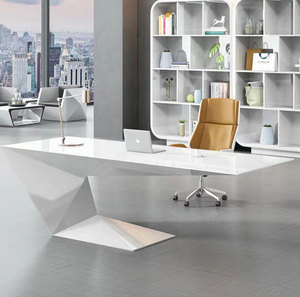 <span class=keywords><strong>2025</strong></span> CEO Ông Chủ quản lý Hoa Tiêu bàn trắng sang trọng quản lý nội thất văn phòng công nghệ cao hiện đại bàn văn phòng điều hành - Product Image 3