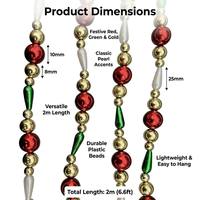 Guirlande de fleurs décorative en plastique pour Noël et Thanksgiving, pour arbre de Noël, cheminée, décoration intérieure - DIY, utilisation en intérieur