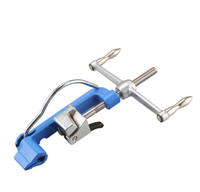 Pistolet à colliers de serrage en acier inoxydable pour tensionnement et coupe, idéal pour l'installation de câbles FTTH et ADSS