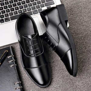 2026 Summer Business Anti-Slip Casual Lace-up Leather Shoes of High-Quality Wedding Formal Men's leather Dress Shoes&Oxfords - Product Image 5