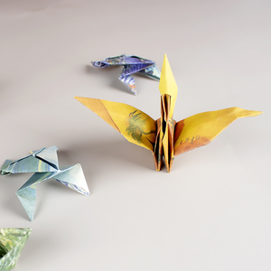 Carta Colorata Quadrata Grande per Origami Stile Dipinto a Olio <span class=keywords><strong>Notte</strong></span> <span class=keywords><strong>Stellata</strong></span> <span class=keywords><strong>di</strong></span> <span class=keywords><strong>Van</strong></span> <span class=keywords><strong>Gogh</strong></span>, Stampata su Due Lati, 15cm, Personalizzabile, per Artigianato Fai-<span class=keywords><strong>da</strong></span>-Te - Product Image 5