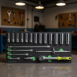 FASANO <b>Socket</b> Set 3/8 Inch 12pc Automotive Repair Tool Kit - Product Image 3