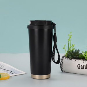 Mug isotherme de luxe en acier inoxydable Atlas avec logo personnalisé, isolation thermique de 6 à 12 heures, style américain, tasse de voyage pour l'extérieur - Product Image 1