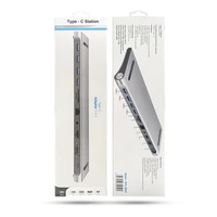 Station d'accueil Type-C 11-en-1 multifonctionnelle et multi-interfaces, idéale pour une utilisation Plug and Play sur les ordinateurs portables