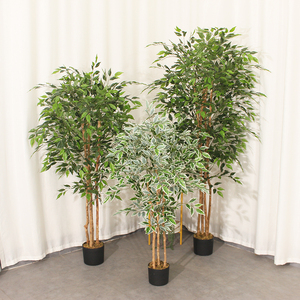 Arbre à Ficus Artificiel Haute Qualité Grand Ficus <span class=keywords><strong>Tre</strong></span> Artificiel Intérieur/Extérieur Décoration de la Maison Paysage - Product Image 3
