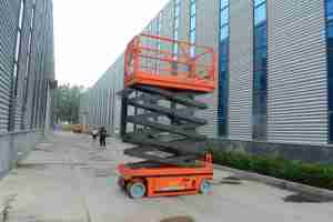 Diskon besar gunting listrik pengangkat garpu geser <span class=keywords><strong>Platform</strong></span> pengangkat dapat ditarik seluler untuk mesin toko Perbaikan - Product Image 3