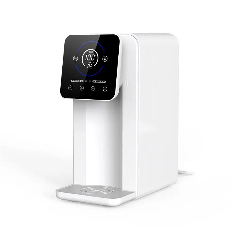 Dispenser di acqua calda istantanea a osmosi inversa intelligente (RO) sistema di filtro per l'acqua Desktop con sistema RO