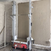 Nouvelle conception de machine à enduire les murs électrique, prix bas, machine à enduire les murs automatique de bonne qualité