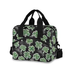 Sac isotherme portable de grande capacité, personnalisé avec un imprimé hawaïen, de haute qualité, réutilisable, élégant, sac fourre-tout - Product Image 1