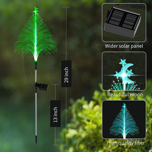 Nhà máy nóng bán năng lượng mặt trời Cây giáng sinh Đèn ngoài trời không thấm nước trang trí bầu không khí sân vườn ánh sáng - Product Image 6